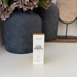 supergoop mineral glow screen soft radiance drops sunset